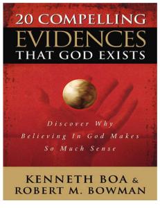 20 Evidencias Convincentes de Que Dios Existe - Kenneth Boa