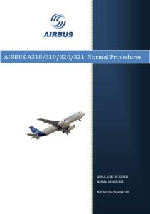 A320 Normal Procedures