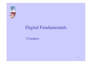 Digital Fundamentals 1 Counters