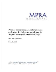 MPRA Paper 378